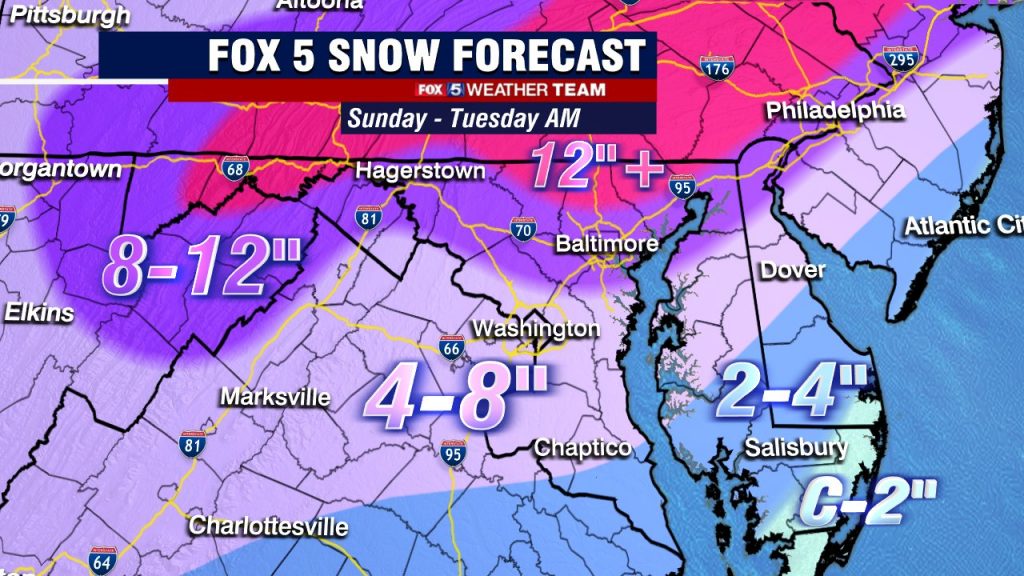 Winter Storm Warning: Saturday Afternoon Update on Sunday-Tuesday Storm ...