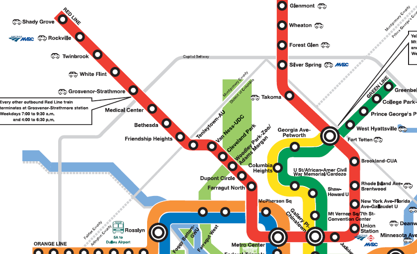 Red line metro