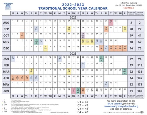 Mcpss Calendar 2022 2023 Mcps Releases Proposed Calendar Options For 2022-2023 School Year - The  Moco Show