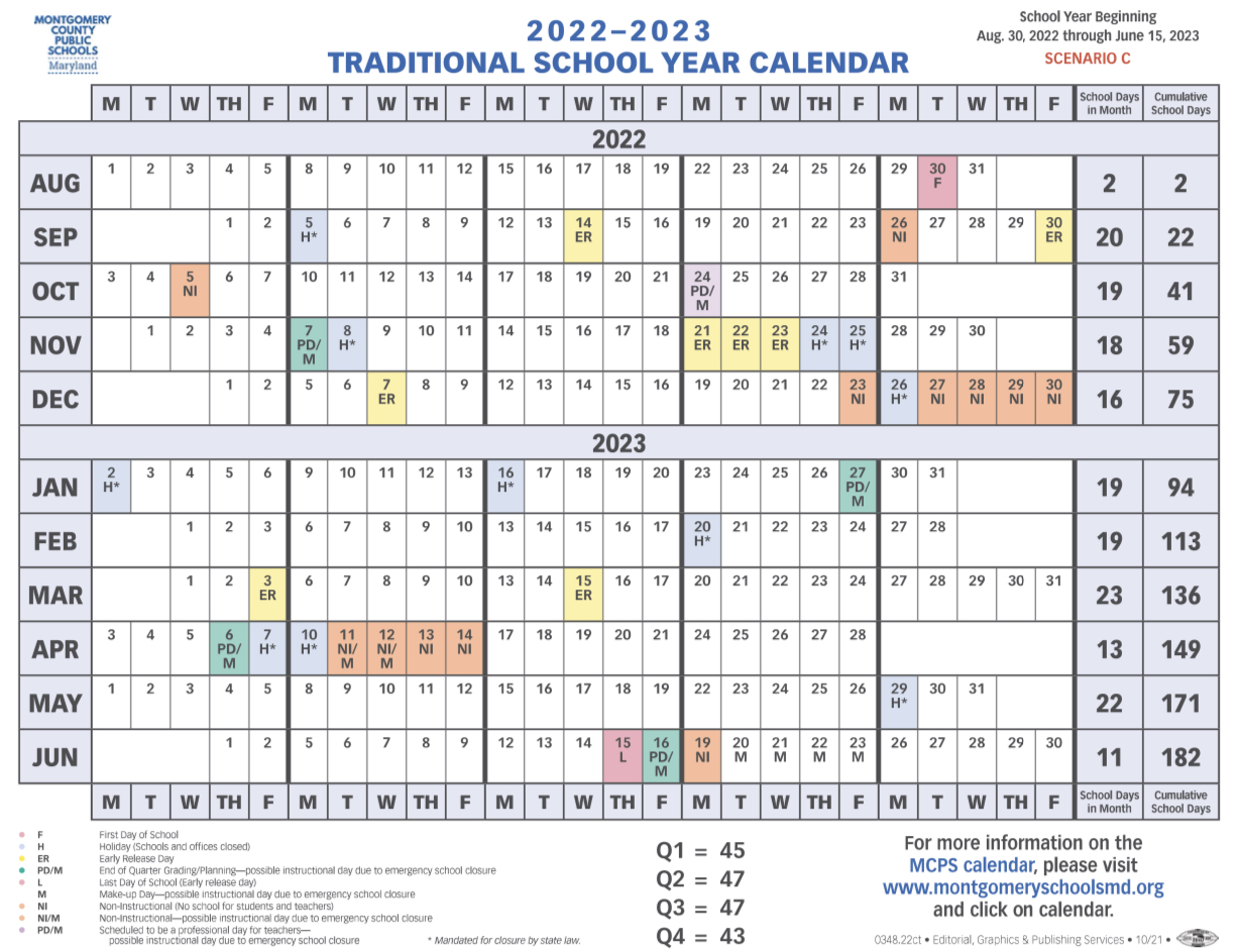 MCPS Releases Proposed Calendar Options for 20222023 School Year The