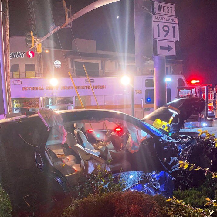 Two Car Collision in Bethesda Injures Four - The MoCo Show