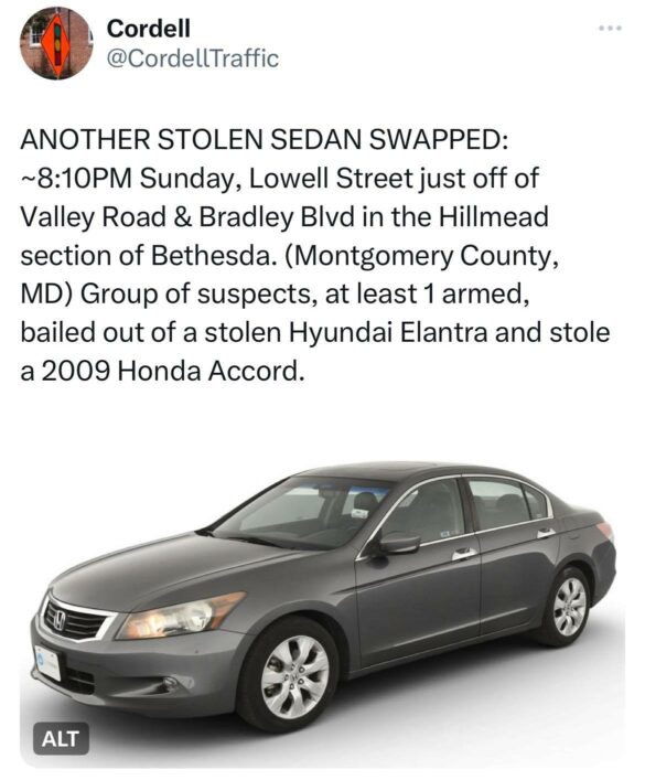 Police Respond to Armed Carjacking in Bethesda; Suspects Abandon ...
