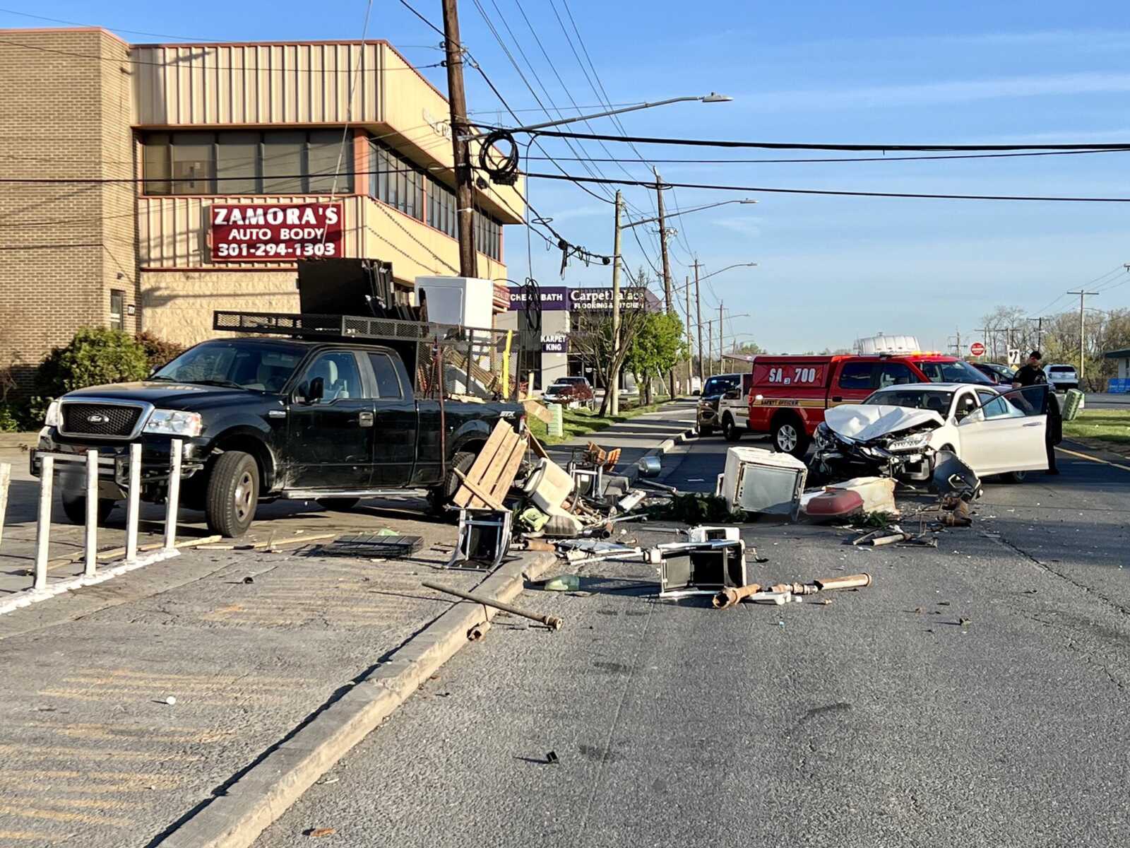 MCFRS Respond to Collision With Entrapment Tuesday Morning - The MoCo Show