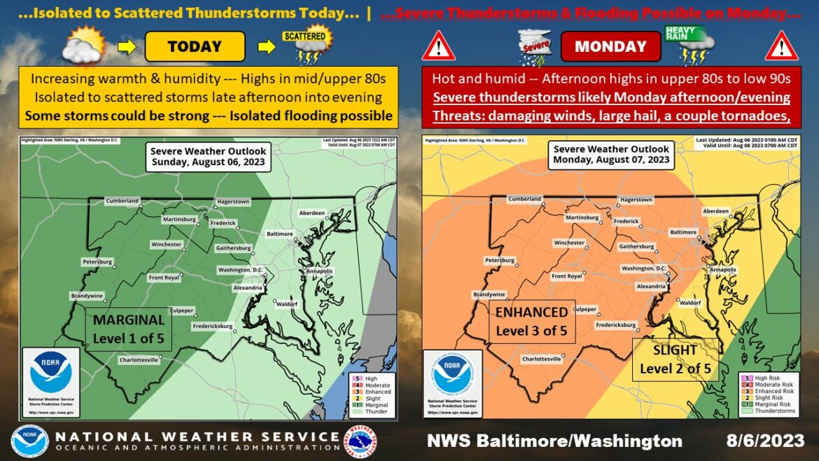 Flood Watch in Effect; Severe Thunderstorms and Damaging Winds Possible ...