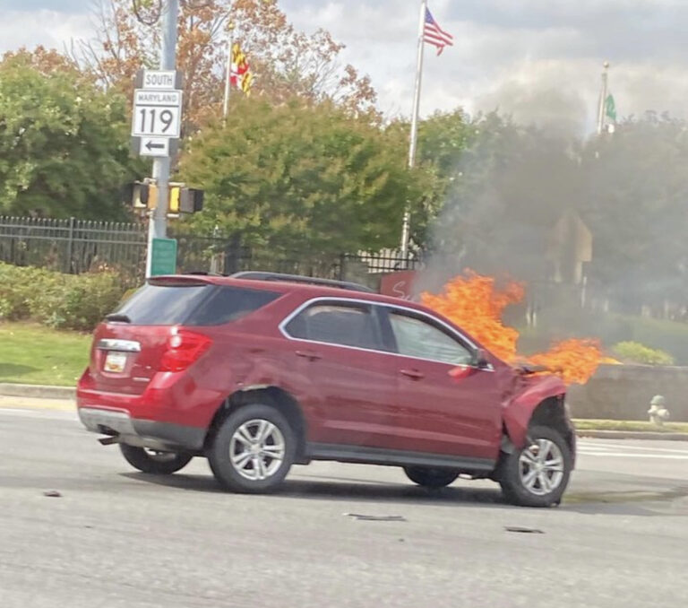 MCFRS Respond to Collision With Vehicle Fire Friday Afternoon in ...