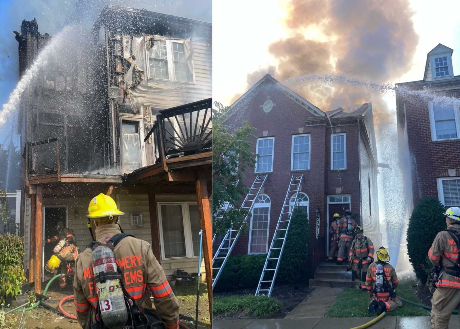 MCFRS Respond to House Fire Friday Afternoon - The MoCo Show