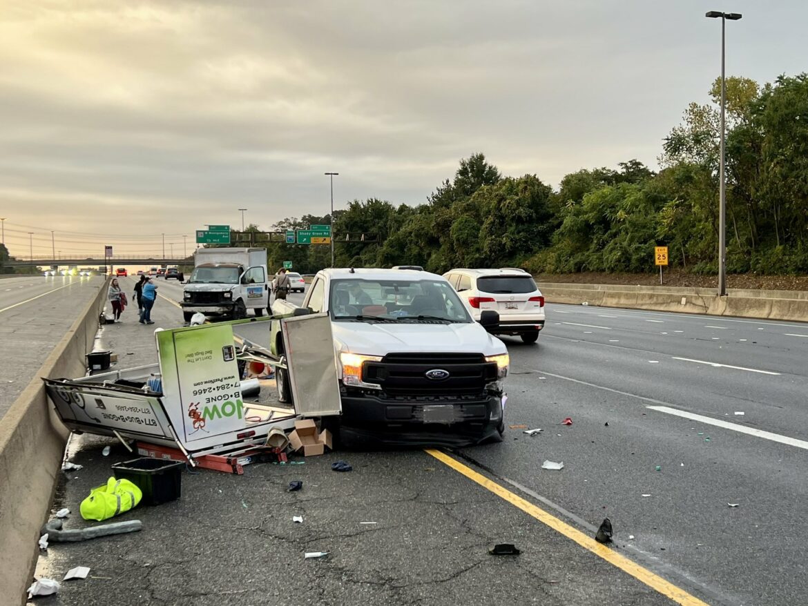 MCFRS Respond to Collision on I-270 Saturday Morning - The MoCo Show