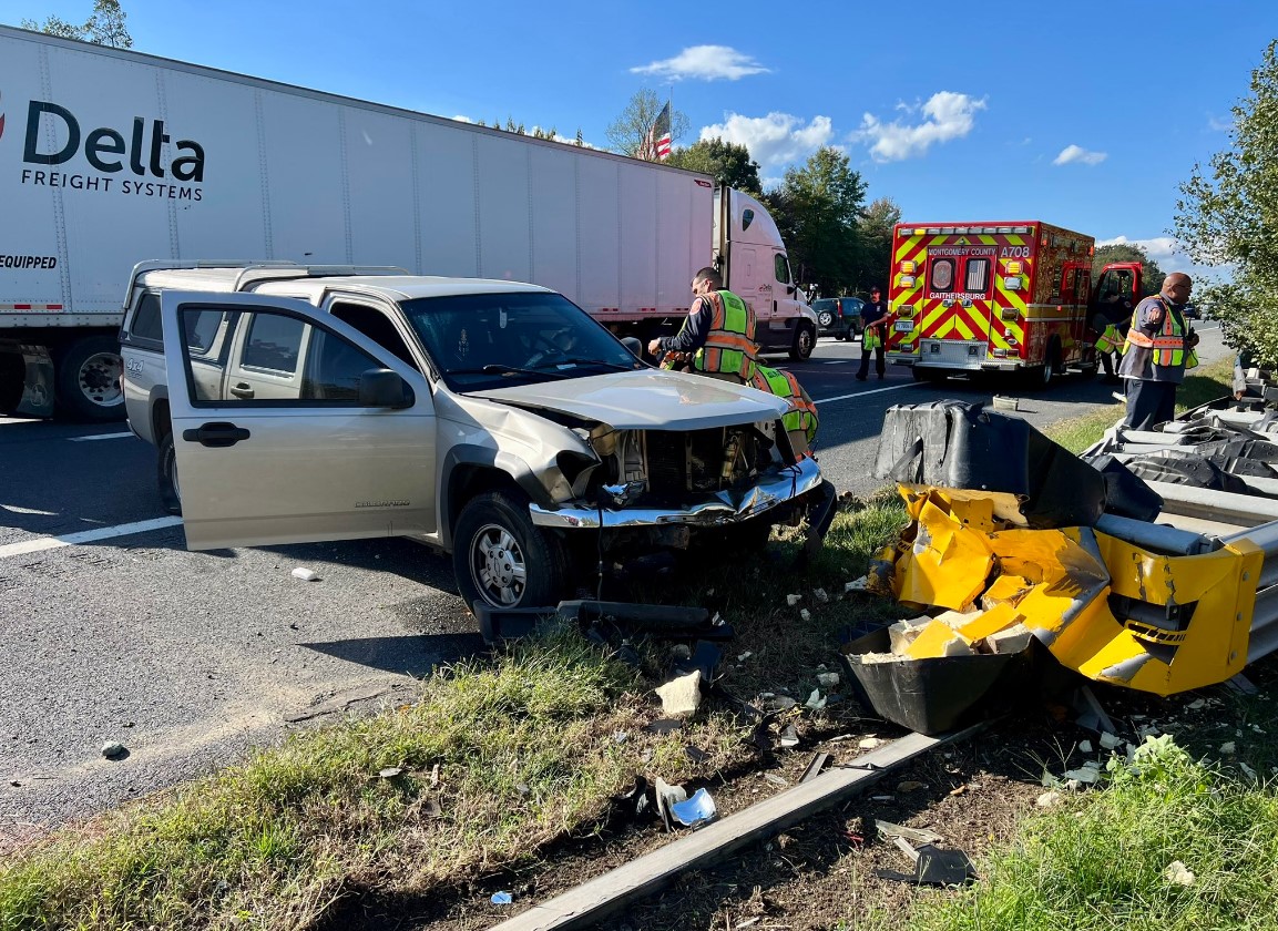MCFRS Respond to Collision Tuesday Afternoon in Germantown - The MoCo Show