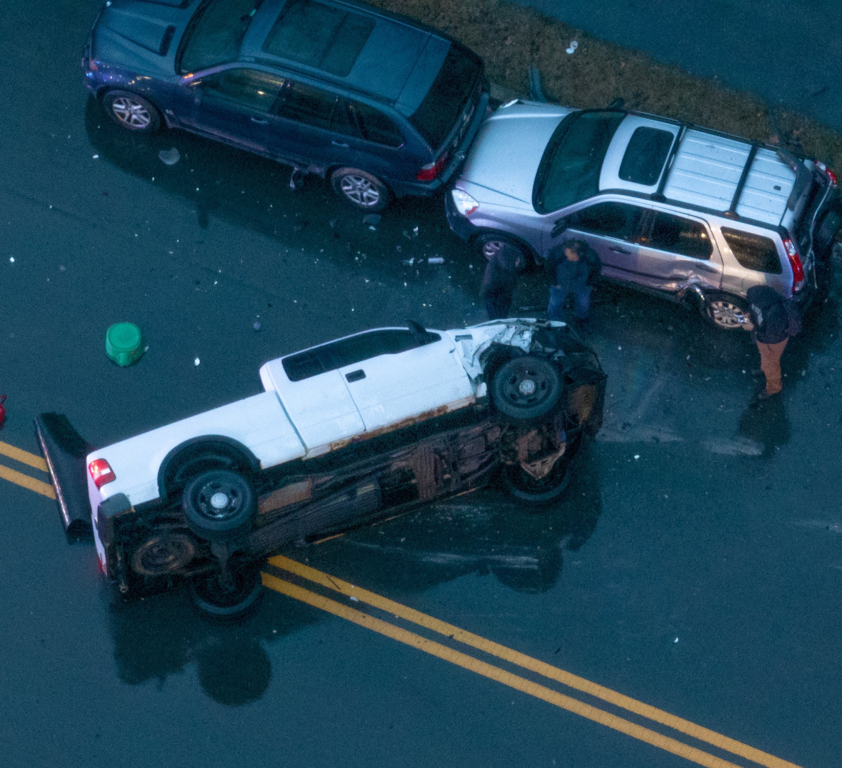 MCFRS Respond to Collision With Rollover Thursday Evening - The MoCo Show