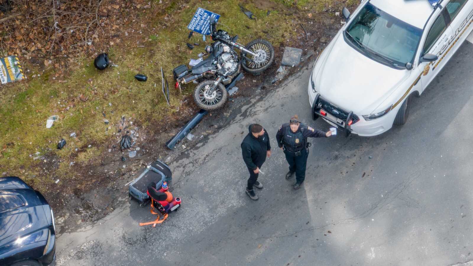 MCFRS Respond to Collision Involving Motorcycle - The MoCo Show