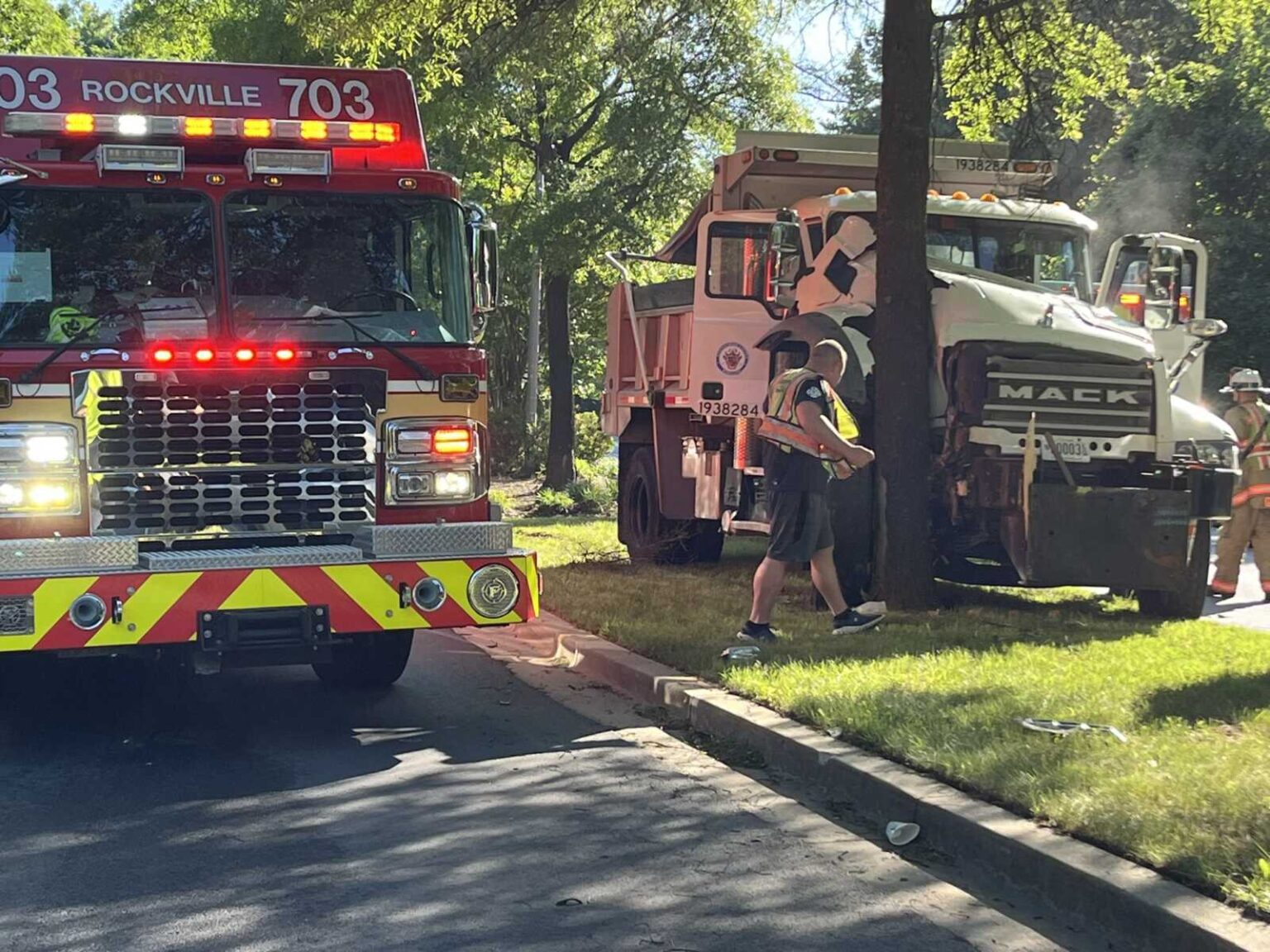 One Injured After Driver of Mack Truck Hits Tree Thursday Morning - The ...