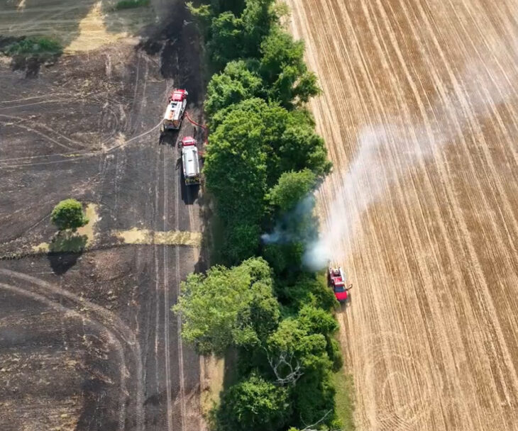 MCFRS Respond to Large Field Fire Friday Afternoon - The MoCo Show