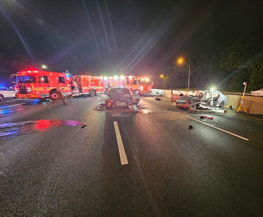 One Dead After Multi-Vehicle Collision on I-495 - The MoCo Show