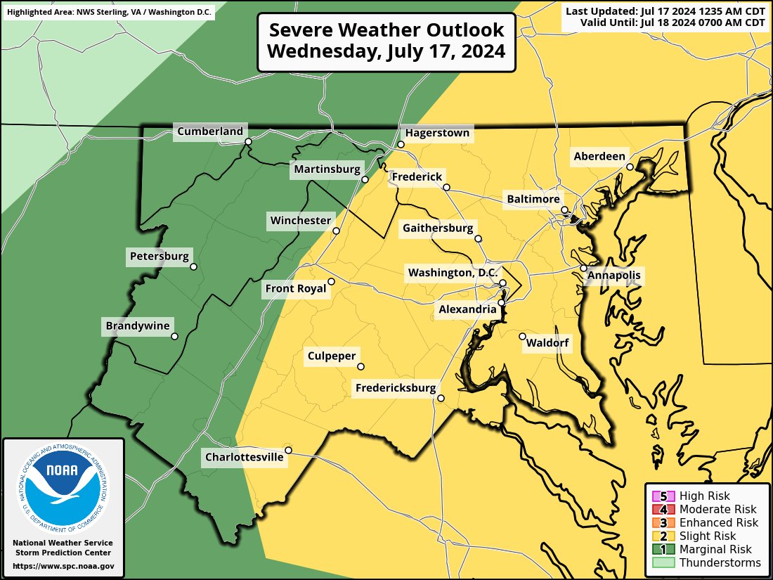 “Dangerous Heat and Humidity”; Severe Weather Possible Today - The MoCo ...