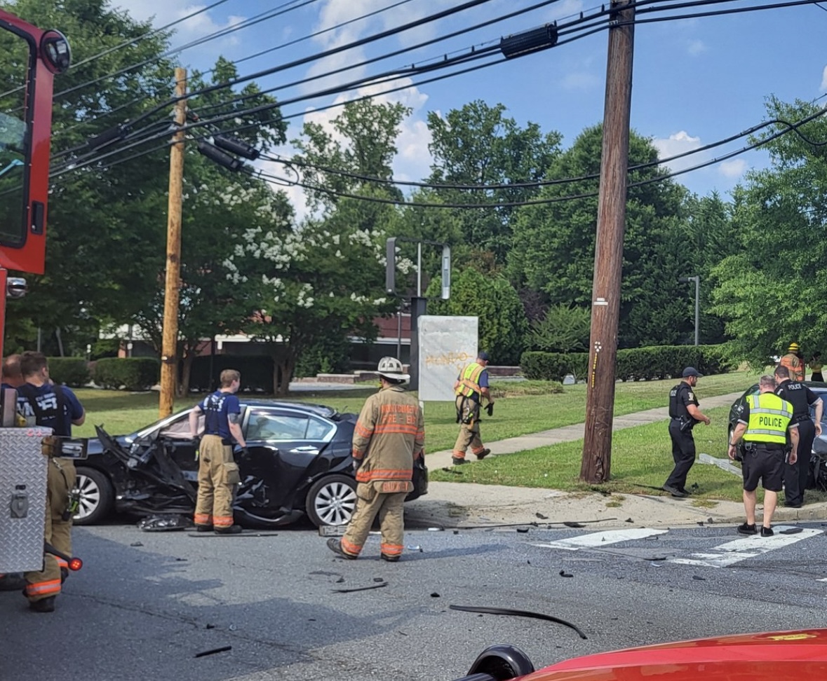 MCFRS Respond to Collision With Wires Down in Germantown - The MoCo Show
