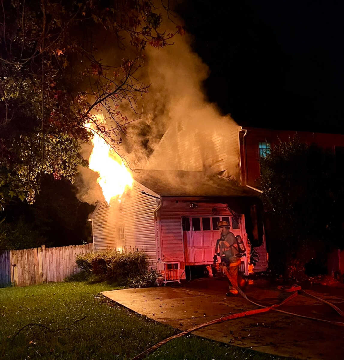 Approximately 50 Firefighters Respond to House Fire That Displaces ...