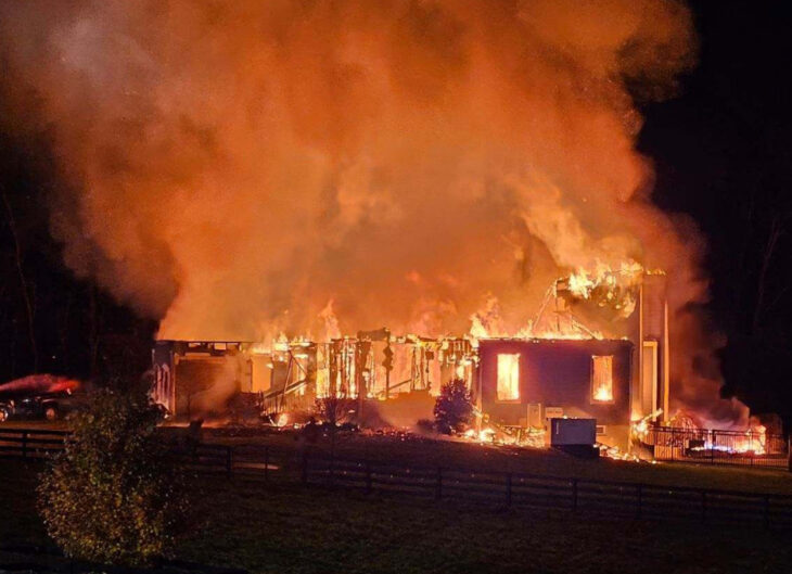 Approximately 75 Firefighters Respond to Fire That Destroyed Home ...