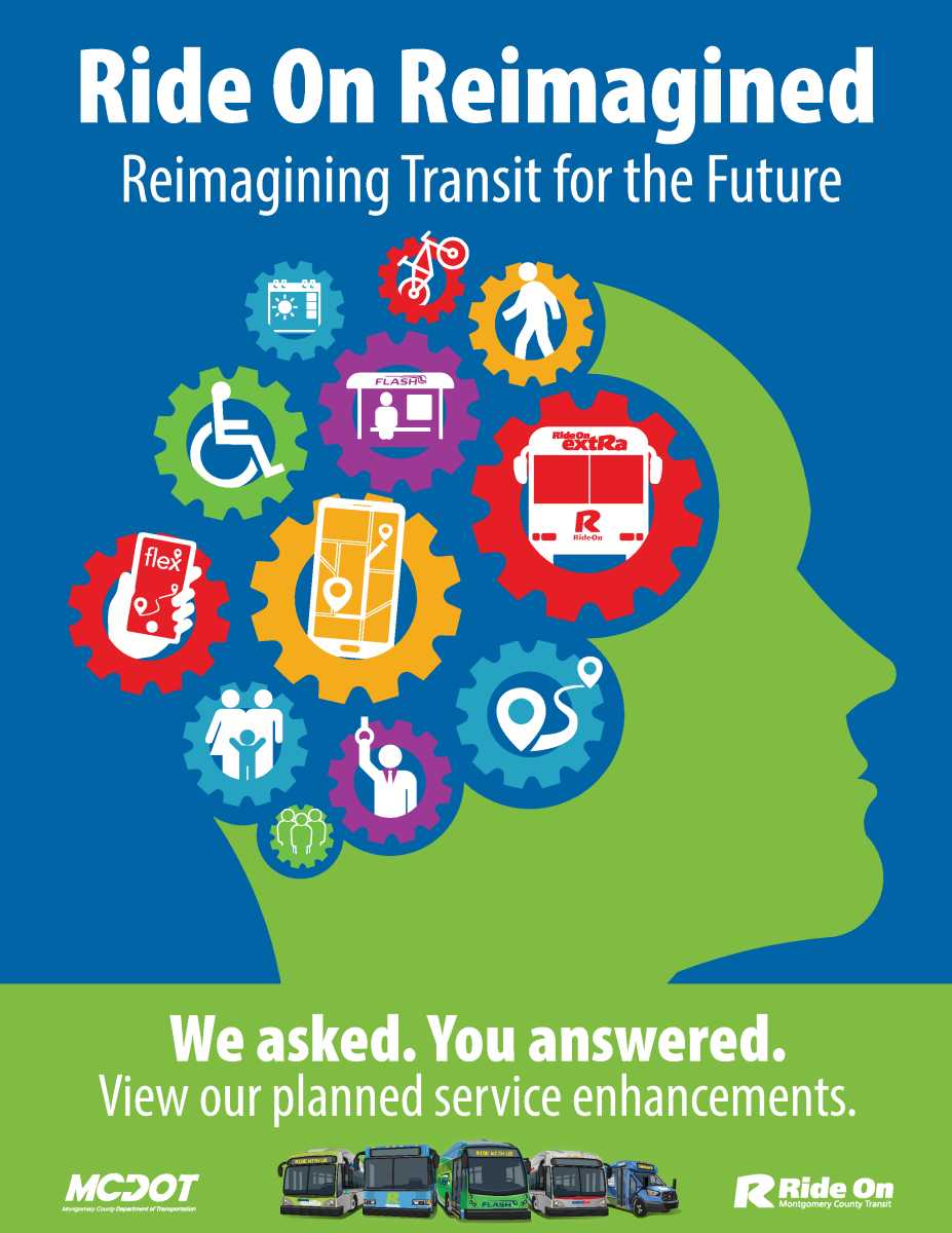 Redi Ride Bus Montgomery County Launches Ride On Reimagined Plan to Improve Bus ...