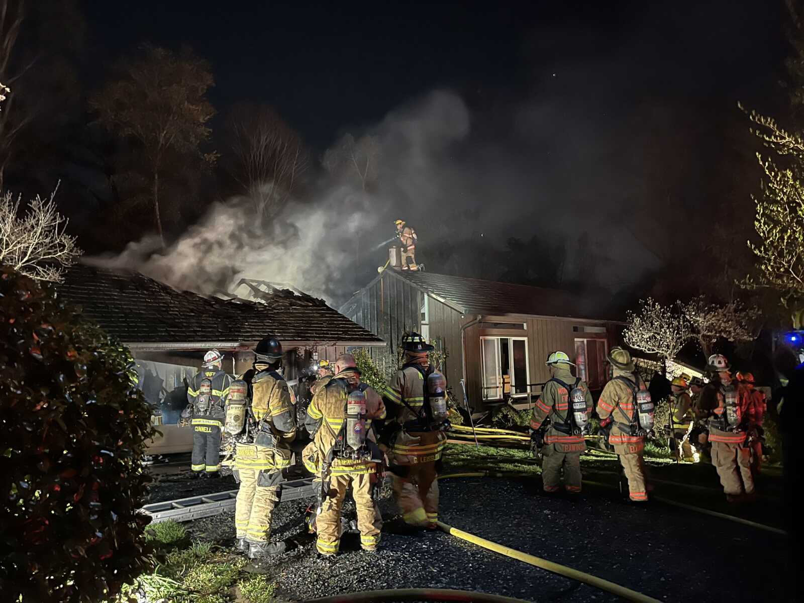 Approximately 50 Firefighters Respond to Garage Fire Wednesday Night ...