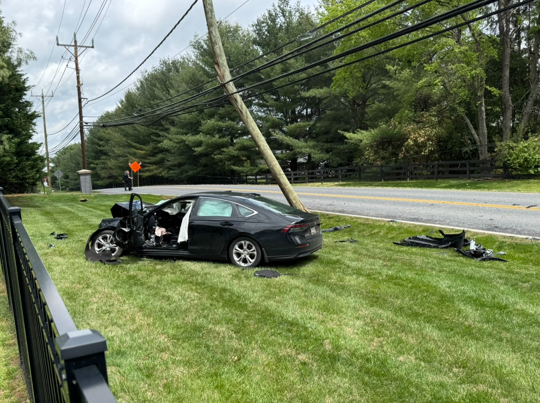 Driver Critically Injured After Crashing into Pole - The MoCo Show