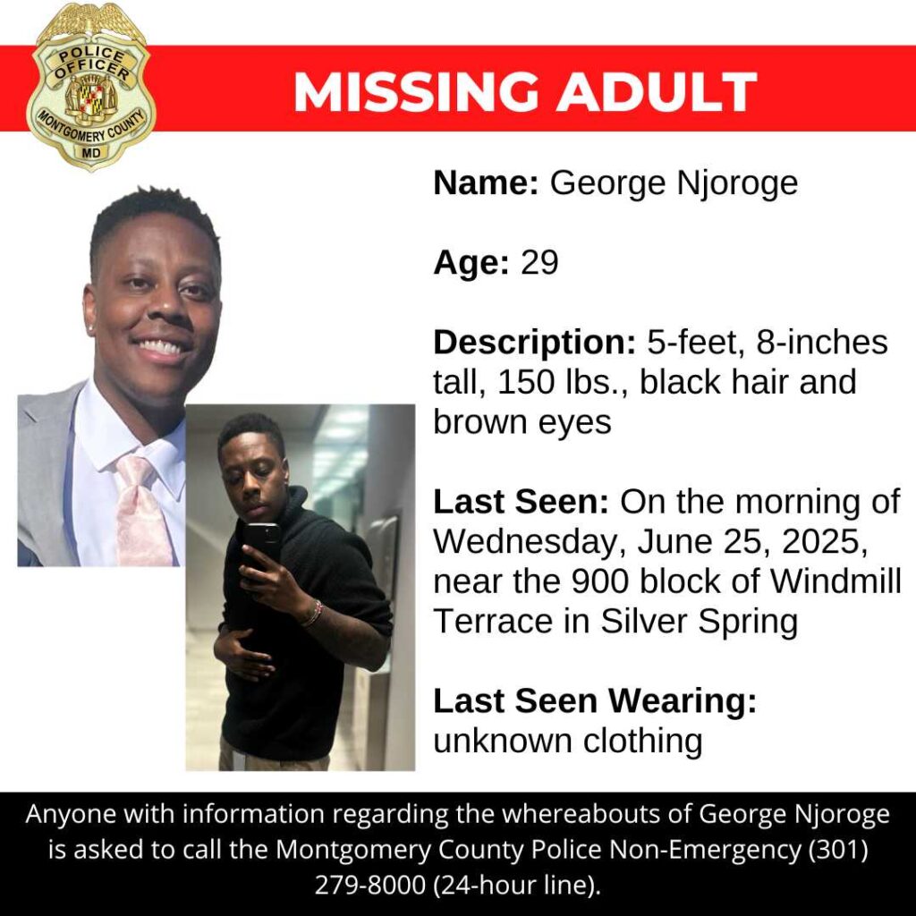 Concern for Missing 29-Year-Old - The MoCo Show