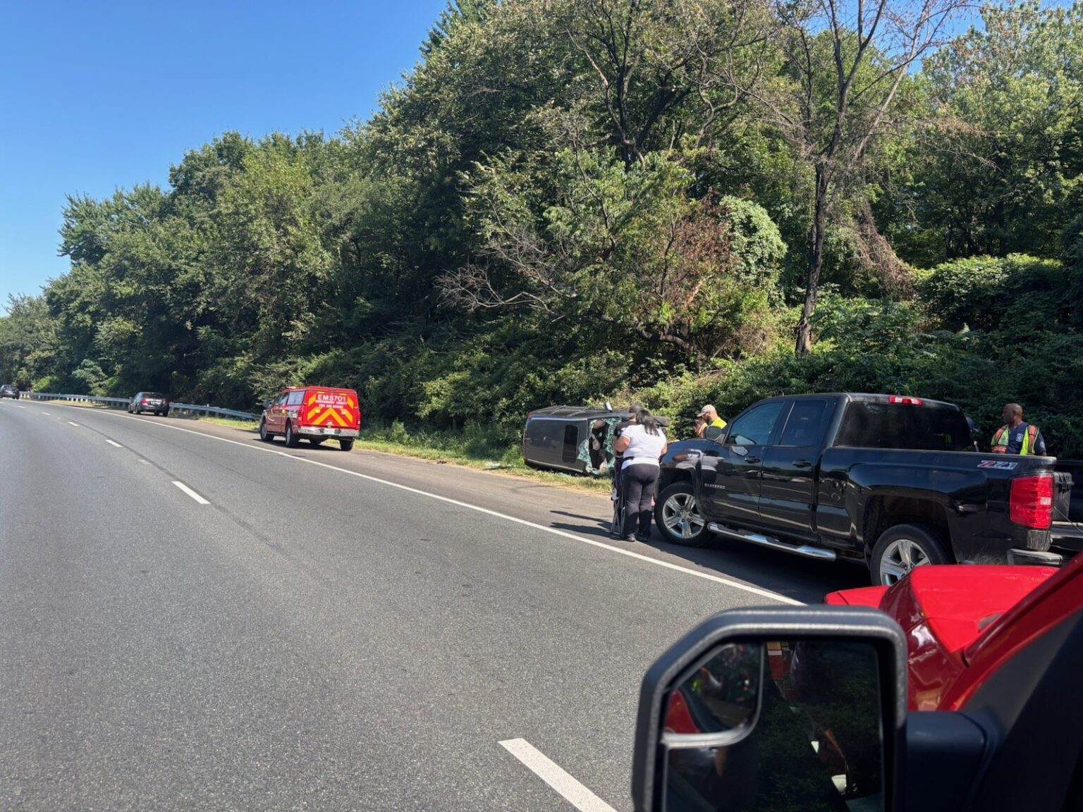 One Dead, One Injured in Rollover Collision on I-495 - The MoCo Show