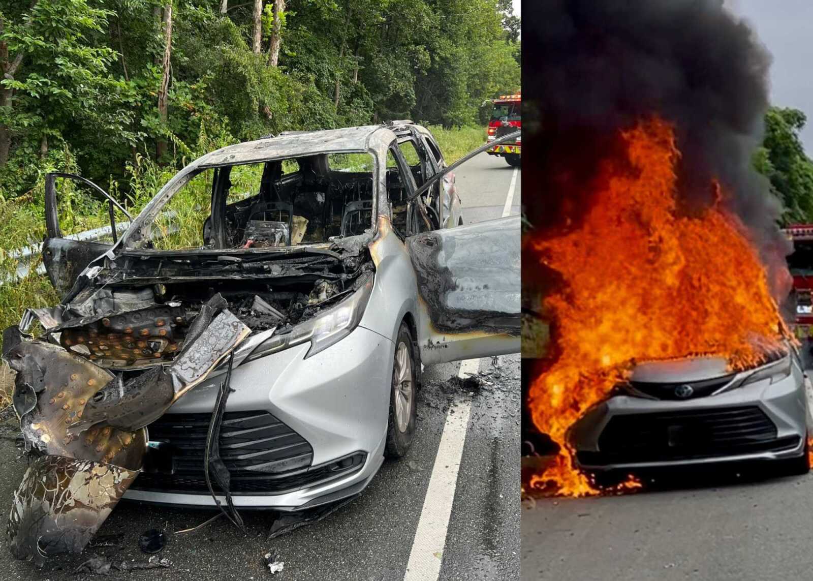 MCFRS Respond to Vehicle Fire in Gaithersburg - The MoCo Show