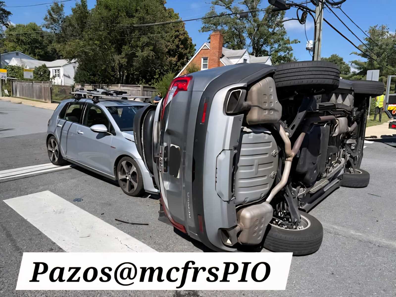 Two Adults, One Child Hospitalized After Collision With Rollover - The ...