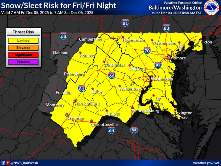 Snow Could Return to Maryland and Northern Virginia on Friday - The ...