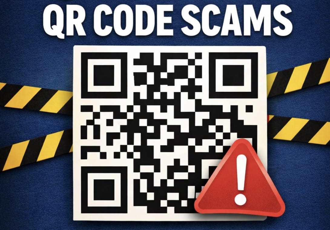 Police Warn of QR Code Sticker Scams in Public Places - The MoCo Show