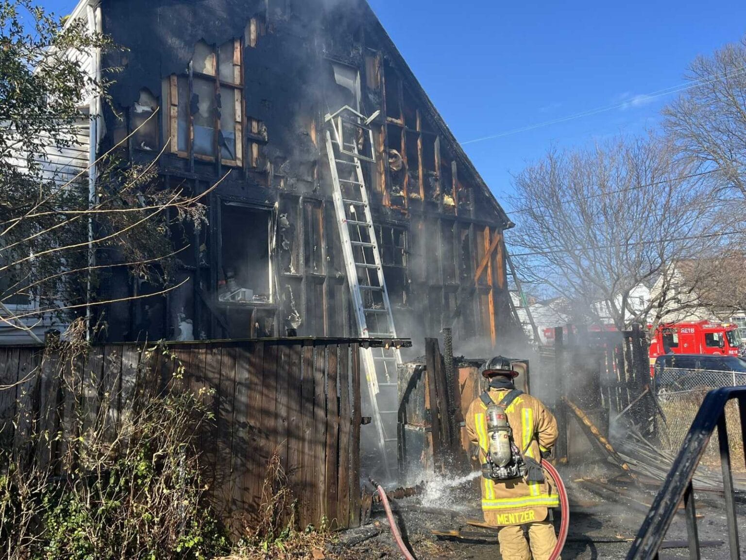 More Than 65 Firefighters Battle House Fire in Freezing Conditions ...