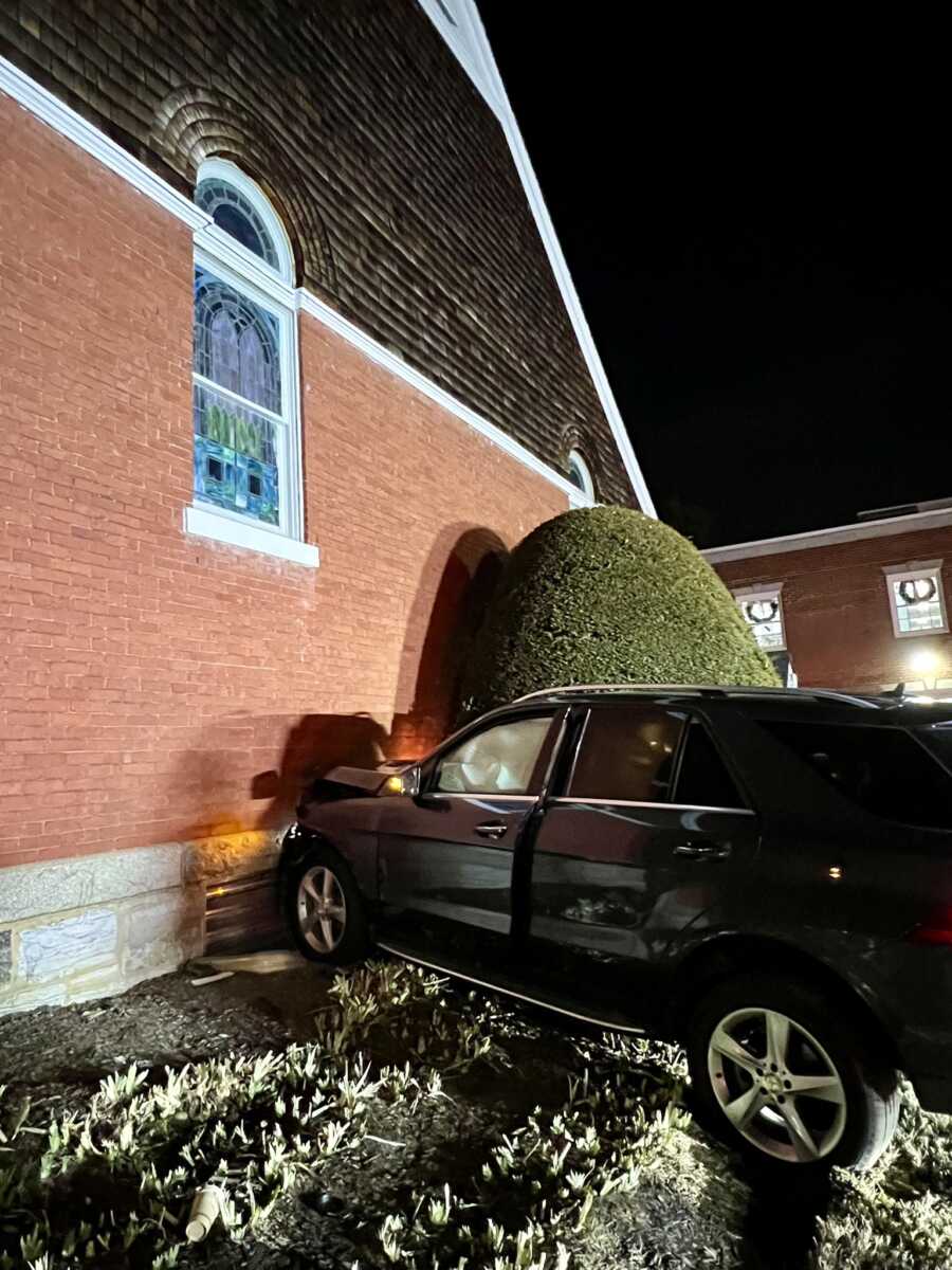 Driver Crashes Into Church Tuesday Evening - The MoCo Show