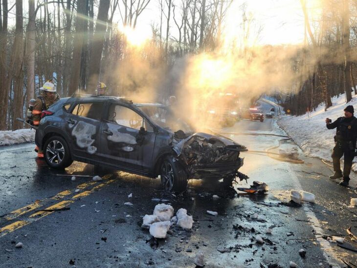 One Injured After Early Morning Crash and Vehicle Fire - The MoCo Show