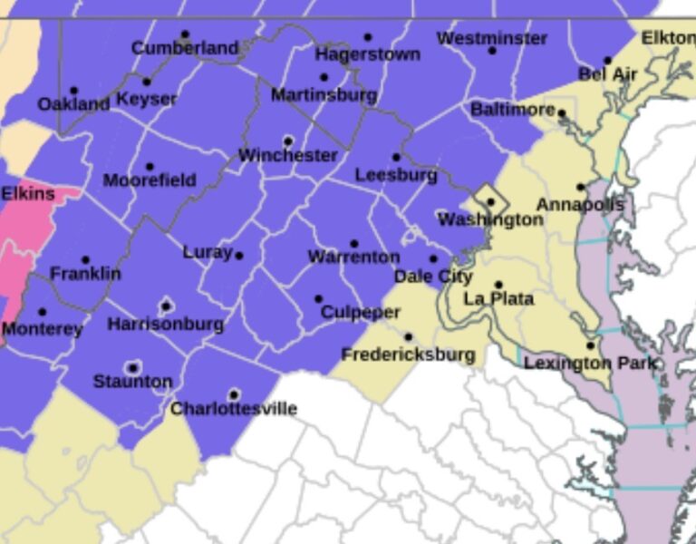 Winter Weather Advisory Issued for Parts of Maryland and Northern ...