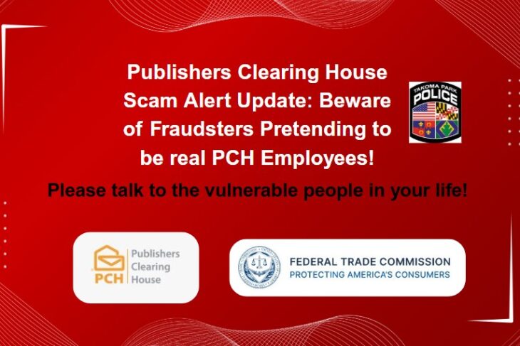 Pch Scam Script Local Police Highlight Nationwide Publisher’s Clearing House Scam - The ...