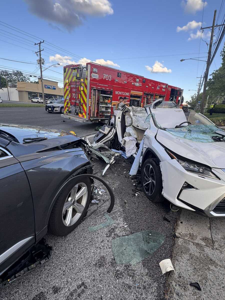 Two Injured in Rockville Pike Collision With Entrapment - The MoCo Show
