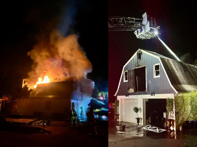 50 Firefighters Respond to North Potomac Barn-Style Garage Fire - The ...