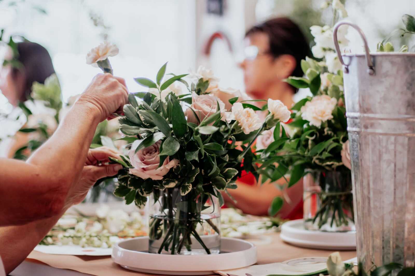 Image from Give the Gift of Shared Creativity: Mother's Day Floral Workshops