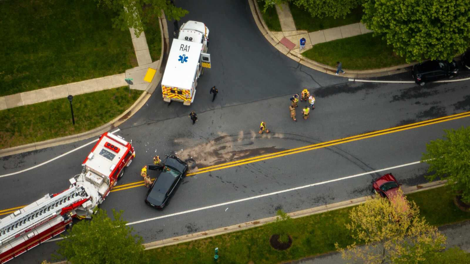 Two-Vehicle Collision Sends One to Hospital - The MoCo Show