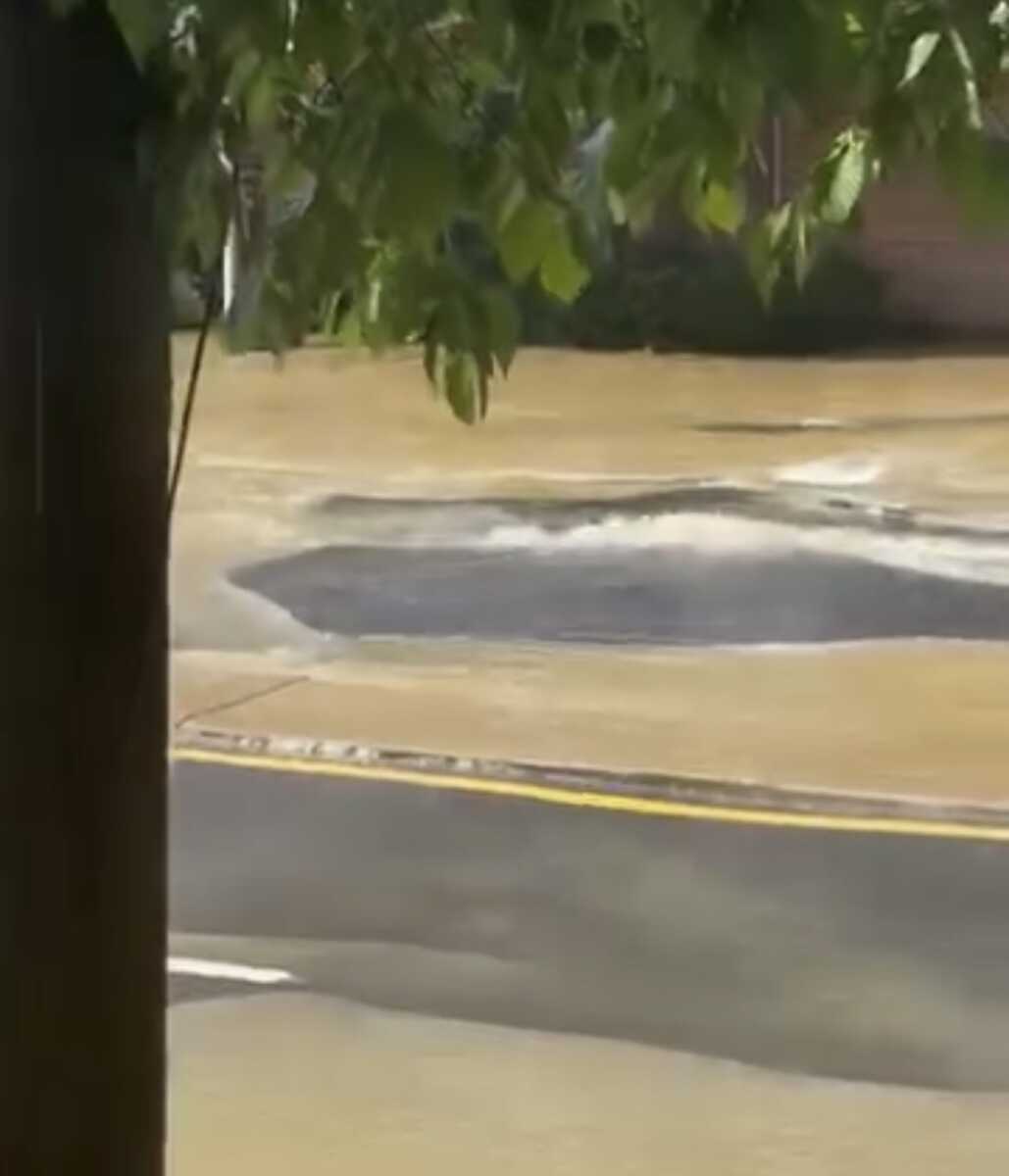 Water Main Break Shuts Down Portion of Bradley Boulevard - The MoCo Show