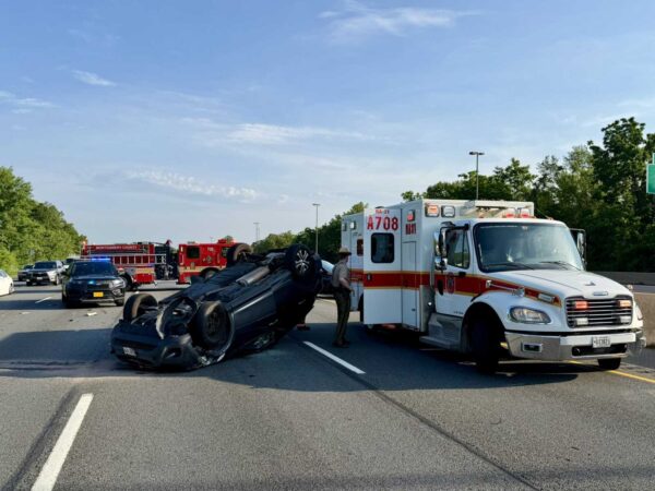 I-270 Slowed By Serious Crash With Overturned Vehicle - The MoCo Show