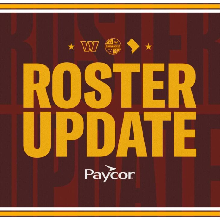 Washington Commanders New Roster Washington Commanders Announce Roster Moves to Reach Initial 53-Man ...