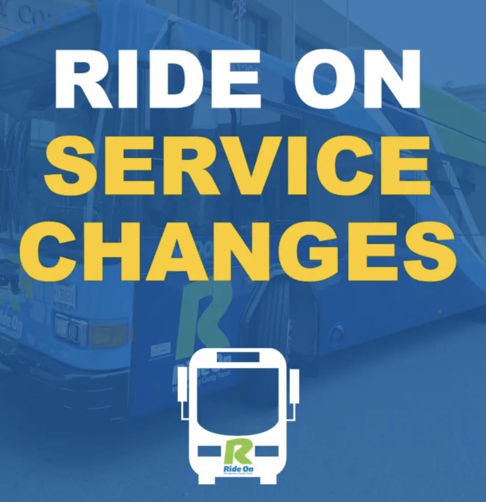Ride On Schedule Changes Coming to 20 Routes, Flash Service Expanding to Howard County